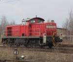 294 607-7 steht in Leipzig-Engelsdorf.13.04.2013