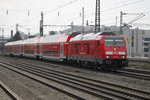 245 010 mit RB 27039 von München Hbf nach Mühldorf(Oberbay)bei der Durchfahrt in München-Heimeranplatz.24.07.2016