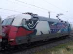 101 070-1 mit IC2213 von Ostseebad Binz Richtung Stuttgart Hbf kurz vor der Ausfahrt im Rostocker Hbf(23.01.2011)