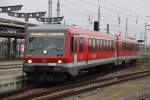 RE 4324 von Rostock Hbf nach Ludwigslust beim Rangieren im Rostocker Hbf.16.11.2011