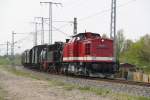 112 565-7+91 134 mit Sonderzug als berfhrung von Schwerin nach Putbus bei der Durchfahrt in Rostock.18.05.2012