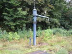 Wasserkran an der südlichen Ausfahrt aus Schleusingen Neundorf am 31.August 2021.