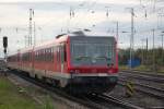 am 09.10.2014 waren 928 658(vorne)+628 556 als berfhrung von Rostock Hbf nach Gstrow/Lbeck unterwegs.