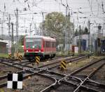 928 427-3 bekam am 10.05.2015 im Rostocker Hbf bisschen Auslauf und durfte spter nach Gstrow fahren.