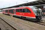 642 053 als RB12(RB 13239)von Rostock Hbf nach Graal-Mritz im Rostocker Hbf.18.09.2016