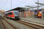 Die Legende der Wüste stand am 08.03.2020 im Rostocker Hbf.