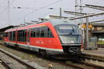 642 550 als RB 12 von Graal-Müritz nach Rostock Hbf bei der Einfahrt im Rostocker Hbf.06.11.2022