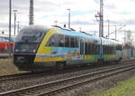 MV Design 642 541 als RB 11(Tessin-Rostock)bei der Einfahrt im Rostocker Hbf.17.03.2024