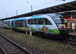 642 539 stand als RB 12 im Rostocker Hbf.27.12.2025