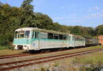 771 007-2+771 065-0 und historischer DR Hilfszug abgestellt im Bf Seebad Heringsdorf.12.09.2023 