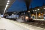 WFL 03 2155-4 mit dem Dampfsonderzug  Von Berlin zum Potsdamer Weihnachtsmarkt  (SDZ 62160) von Potsdam Hbf nach Berlin Schöneweide im Potsdamer Hbf.