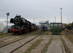 alle Lok´s vom Mecklenburgischen Eisenbahn-und Technikmuseum waren zu den Schweriner Modellbahn-Tagen drauen zur besichtigung.01.10.2016