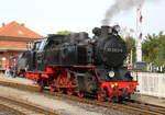 99 2323-6 beim Rangieren am 13.09.2020 in Kühlungsborn West.