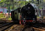 Anlässlich der Kappelner Heringstage fuhr wieder der Sonderzug der VVM(Verein Verkehrsamateure und Museumsbahn)Zuglok diesmal war die 50 3610 des Bw Nossen.