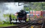 50 3610 beim  einnebeln  im Kieler Hbf am 17.05.2012