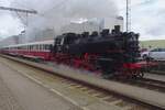 Volldampf! Am 11 September 2022 zieht 86 1744 ein Sonderzug ins Bahnhof von Benesov u Prahy ein während STEAM-53.