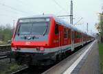 DB Regio Kiel Steuerwagen  Schleswig  50 80 80-75 001-3 Gattung Bybdzf482.4, Schleswig 26.04.2015