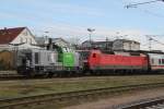 650 114-8+120 110 am 04.01.2015 im Rostocker Hbf.