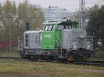 650 114-8 beim Rangieren im Rostocker Hbf.16.10.2015