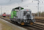 650 114-8 beim Rangieren im Rostocker Hbf weiter hinten hatte 112 101 noch Pause.08.04.2016