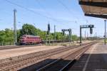 My 1151 (227 009-8) CLR - Cargo Logistik Rail-Service GmbH mit einem Slmmps in Magdeburg-Neustadt und fuhr weiter in Richtung Hauptbahnhof. 17.06.2015