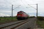 232 240-2 als Lz zwischen Brandenburg und Gtz in Richtung Brandenburg unterwegs.