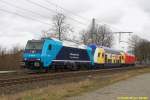 NAH.SH 245 201 + metronom-Steuerwagen + DB 245 001 am 05/03/2015  in Neukloster (Kreis Stade) auf dem Weg Richtung Stade/Bremervörde