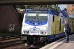 ME 246 003-8 kommt im Bahnhof Hamburg Harburg Eingefahren am 21.09.2011