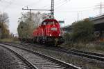 DB Schenker 261 097-0 Rangiert in Hamburg Waltershof am 08.11.2012