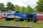 evb 275 503-1 wartet auf weitere Wartungsarbeiten im Vorfeld der EVB Werkstatt in Bremervörde.