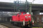 DB 295 016 Lz am 20.01.2015 in Hamburg-Harburg auf dem Weg nach Stade