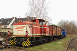 evb 263 011-5 am 08.03.2026 in Bremervörde / EVB Betriebshof.