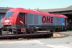 OHE 270081 (223 102-5) am 26.08.2011 in Celle (OHE-Betriebshof).