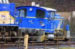 EVB V254 abgestellt Hamburg-Harburg Gleis 185 am 01.04.2015