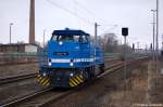 G 1206-SP-021 (275 850-6) von der SLG Spitzke Logistik GmbH als Lz in Rathenow in Richtung Wustermark unterwegs.