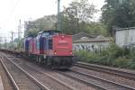 RailTransport V100 Ost in Doppeleinheit mit der 745 701-3 und 745 702-0 kamen am 10.09.2011 durch Hamburg Harburg gefahren.