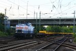 STRABAG 203 166 mit Res-Ganzzug am 05.09.2016 in Hamburg-Harburg