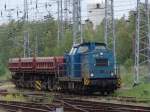 V100 von NVAG beim Rangieren im Bahnhof WRS(20.05.06)