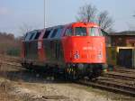 228 757-1 von der Erfurter Bahnservice GmbH stand zu diesem Zeitpunkt noch in Rathenow.