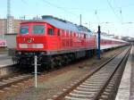 234 278 bespannte am 03.April 2010 von Berlin Lichtenberg nach Berlin Warschauer Strae den Leerpark CNL 451 Paris Est-Berlin Sdkreuz.