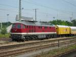 232 550-4 bei der Durchfahrt im Bahnhof Magdeburg(10.07.10)