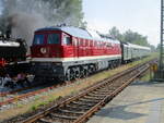 EBS 142 001 während der Pause,am 25.Mai 2024,in Bergen/Rügen.