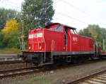 Seitenaufnahme von 346 685-1 im Bahnhof Rostock-Bramow am 09.10.2013