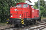 346 727-1(Lok 8)der Firma WFL beim Rangieren in Rostock-Bramow.09.06.2017