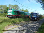 Die STARK Maxima 264 005 wurde,am 15.Mai 2019,am Grimmener Schützenplatz betankt.