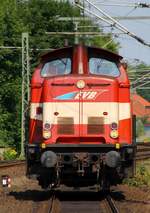 Nachdem die Dampflok weg war übernahm die EVB 211 324-9 den Sonderzug und brachte ihn dann nach Flensburg.