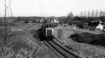 DB V 100 2251/212 251-3 Einfahrt Süderbrarup 14.04.1982