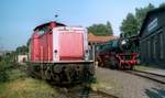 DB V 100 2279/212 279-4 und 042 271-7 Bw Flensburg 08.07.1995