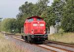 DB Fahrwegdienste 212 036-8 in freier Wildbahn.