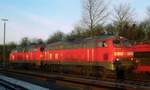 DB 215 902 + 903 Niebüll 02.01.2004